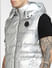 Silver Hooded Puffer Vest_398020+5
