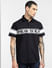 Black Graphic Print Short Sleeves Shirt_398028+2
