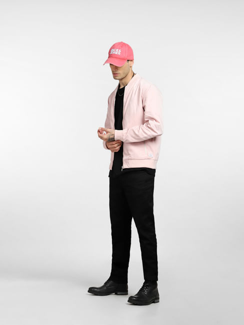Light Pink Bomber Jacket