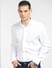 White Linen Full Sleeves Shirt_398036+3