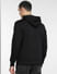 Black Logo Print Hooded Sweatshirt_398046+4