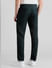 Green Mid Rise Twill Trousers_408409+3