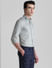 Grey Full Sleeves Solid Shirt_408411+3
