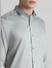 Grey Full Sleeves Solid Shirt_408411+5