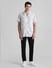 White Abstract Print Short Sleeves Shirt_408423+6