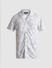 White Abstract Print Short Sleeves Shirt_408423+7