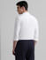 White Knitted Full Sleeves Shirt_408431+4