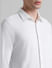 White Knitted Full Sleeves Shirt_408431+5