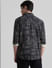 Black Printed Full Sleeves Shirt_408435+4