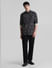 Black Printed Full Sleeves Shirt_408435+6