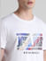 URBAN RACERS by JACK&JONES White Logo Print Crew Neck T-shirt_408454+5