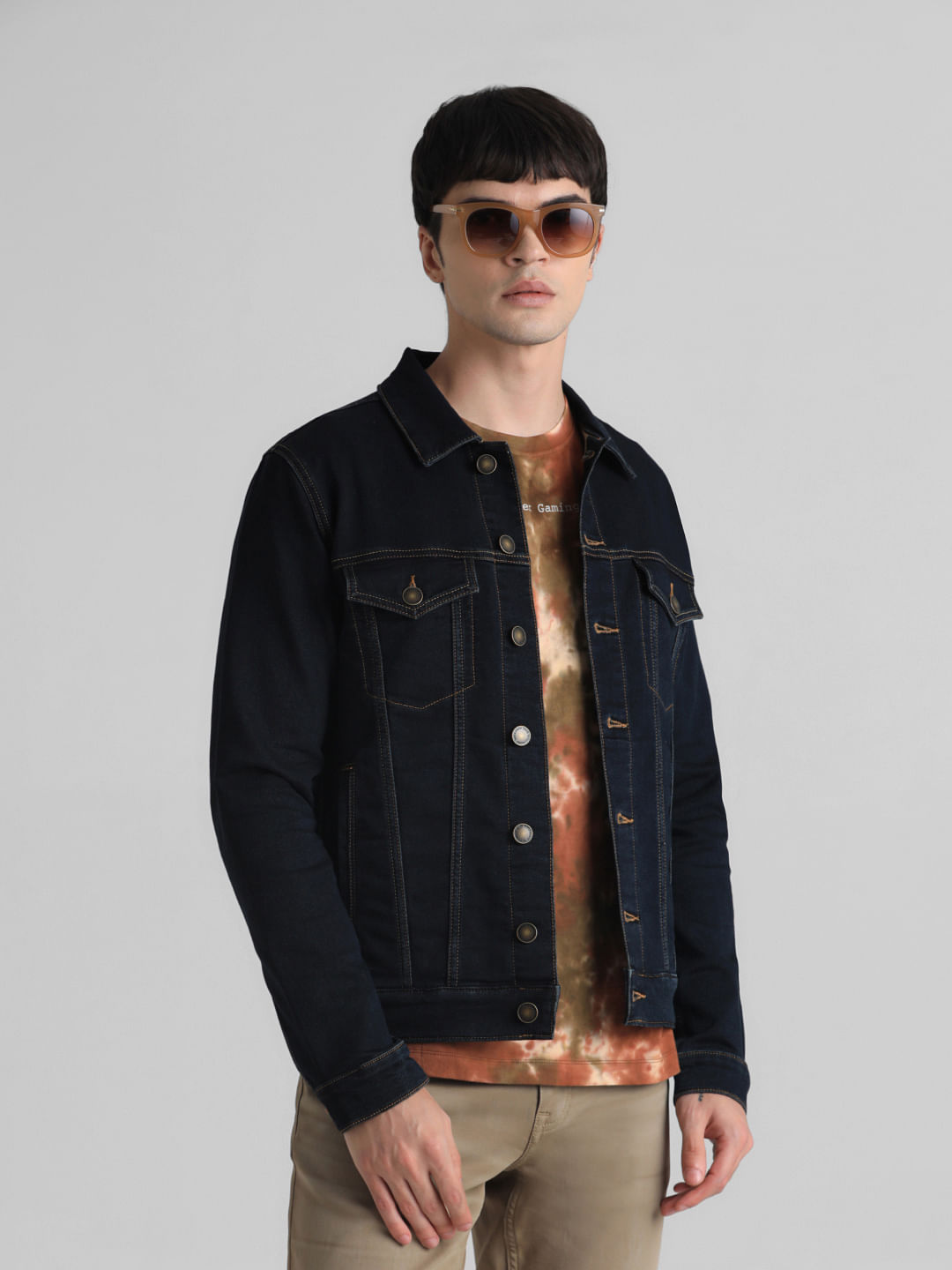 Dark on sale demin jacket