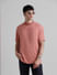 Pink Logo Print Oversized T-shirt_408460+1