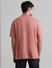 Pink Logo Print Oversized T-shirt_408460+4