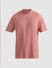 Pink Logo Print Oversized T-shirt_408460+7