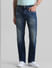 Blue High Rise Washed Bootcut Jeans_408466+1