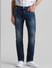 Blue Mid Rise Washed Regular Fit Jeans_408468+1