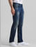 Blue Mid Rise Washed Regular Fit Jeans_408468+2