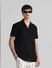 Black Short Sleeves Shirt_408480+1