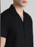Black Short Sleeves Shirt_408480+5