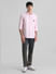 Pink Embroidered Patch Shirt_408482+6