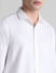 White Full Sleeves Solid Shirt_408484+5
