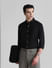 Black Full Sleeves Solid Shirt_408487+1
