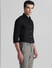Black Full Sleeves Solid Shirt_408487+3