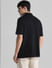 Black Oversized Polo T-shirt_408488+4