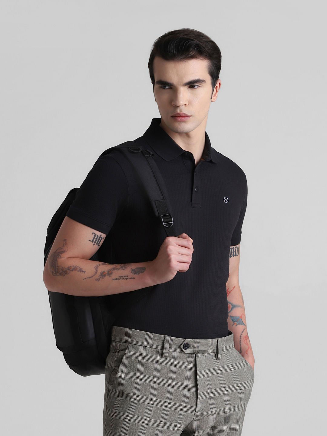 LYCRA SHIRT AND PANT  COMBO GREY AND BLACK  Reload Casual Store