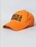 Boys Orange Logo Print Baseball Cap_400604+5