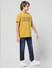 Yellow Logo Print T-shirt_410119+5