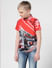 JACK&JONES JUNIOR X MOTOR MUNCHKINS Red Racer Car Print Shirt _410131+2