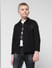 Black Cotton Full Sleeves Shirt_410145+1