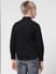 Black Cotton Full Sleeves Shirt_410145+3