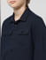 Dark Blue Patch Pocket Full Sleeves Shirt_410165+4