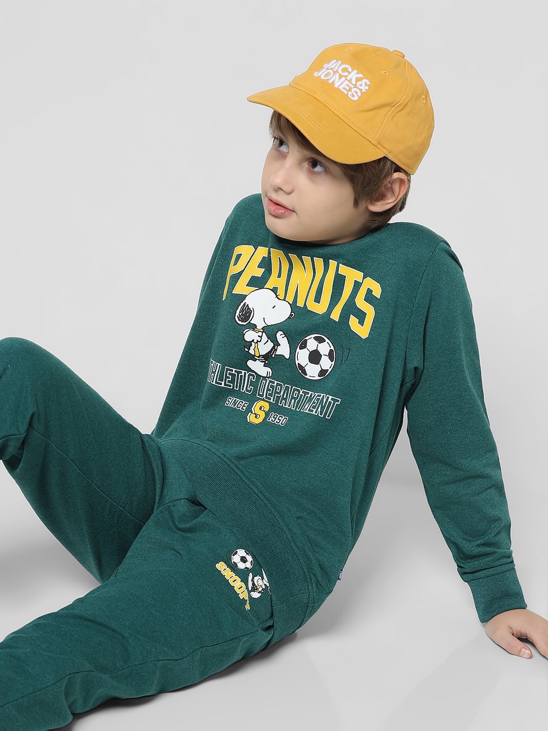 Jack and jones snoopy sweatshirt on sale