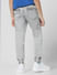 Light Grey Mid Rise Washed Joggers_410203+3