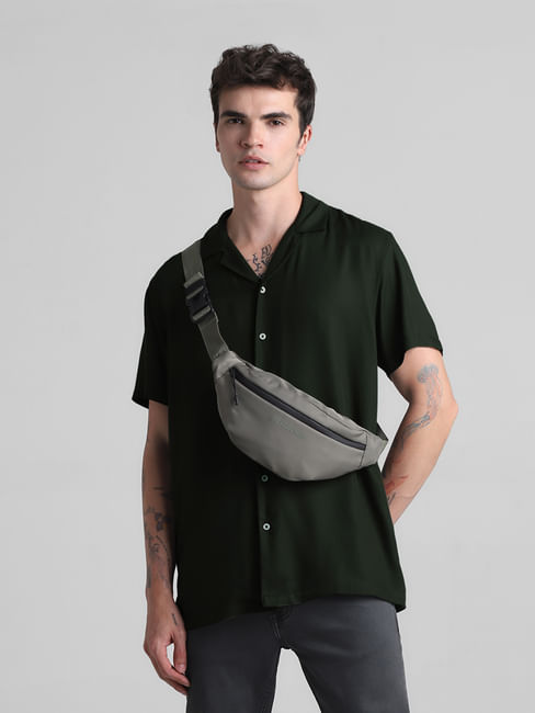 Dark Green Short Sleeves Shirt