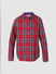 Boys Red Check Full Sleeves Shirt_416497+7