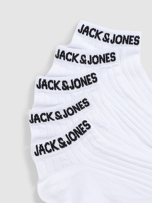 Pack Of 5 White Ankle Length Socks