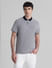 Black Printed Jacquard Polo T-shirt_413367+2