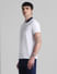 White Jacquard Polo T-shirt_413368+3