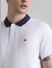 White Jacquard Polo T-shirt_413368+5