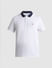 White Jacquard Polo T-shirt_413368+7