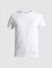 White Jacquard Crew Neck T-shirt_413372+7