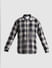 Black Check Oversized Full Sleeves Shirt_413376+7