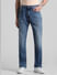 Blue High Rise Ray Bootcut Jeans_413377+1