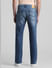 Blue High Rise Ray Bootcut Jeans_413377+3