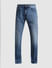 Blue High Rise Ray Bootcut Jeans_413377+6